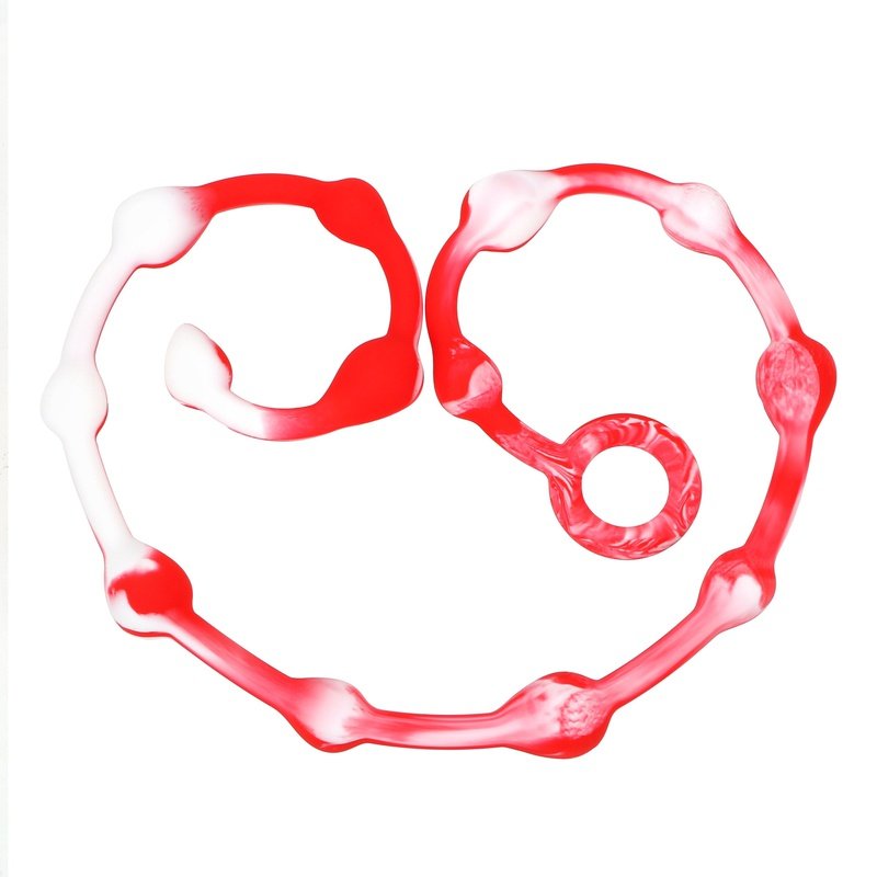 Plug Anal Chapelet + Cockring Toto En Silicone - Love And Vibes, Neuf, Unisexe