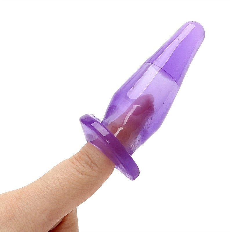 Coffret 3 pièces violet plug anal