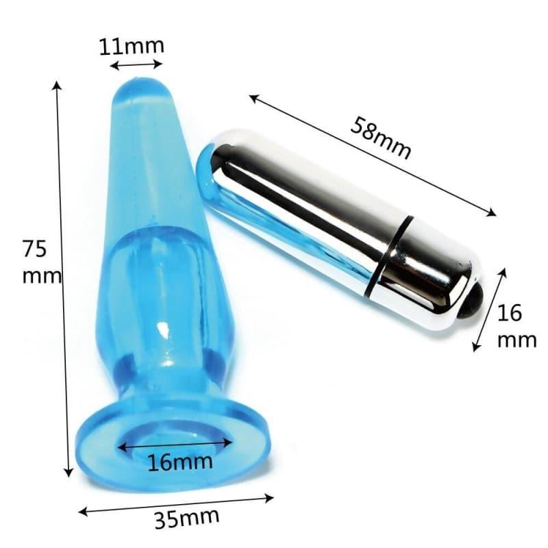 Le Mini Plug Anal Vibrant 7.5cm bleu | Plug Avenue Le Mini Plug Anal Vibrant 7.5cm bleu | Plug Avenue