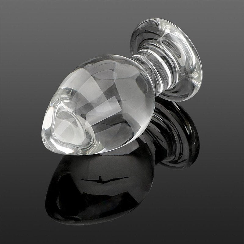 Plug Anal En Verre - LOVE AND VIBES - Modèle Gloss - Design élégant - Neuf