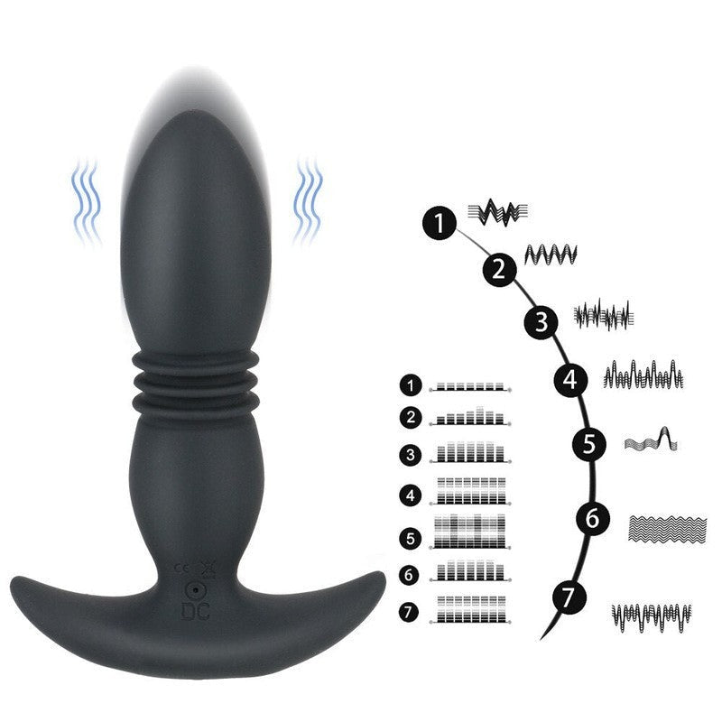 Plug Anal Vibrant Va-et-Vient Pleasure | Plug Avenue Plug Anal Vibrant Va-et-Vient Pleasure | Plug Avenue