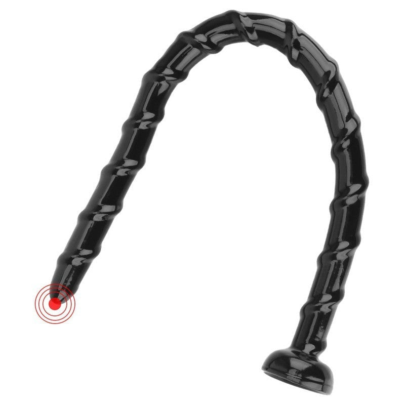 Plug Anal XXL Hardtoys TOUCH - 20cm X 9cm - Noir Vinyle - Dilatation Géante Unisexe