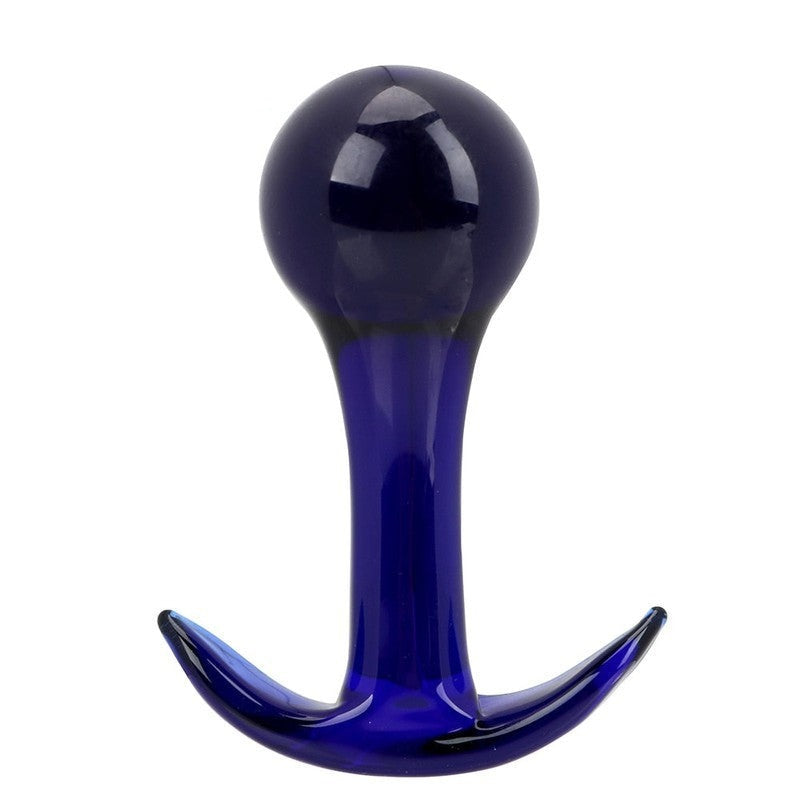 Plug anal ancre bleu en verre | Plug Avenue Plug anal ancre bleu en verre | Plug Avenue