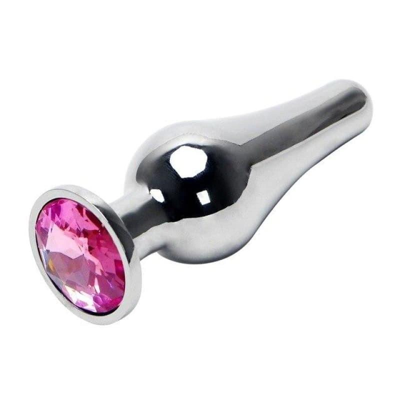 Mini Plug Anal En Silicone Rose Avec Ventouse - Pour Débutants, Stimulation BDSM, Sextoy