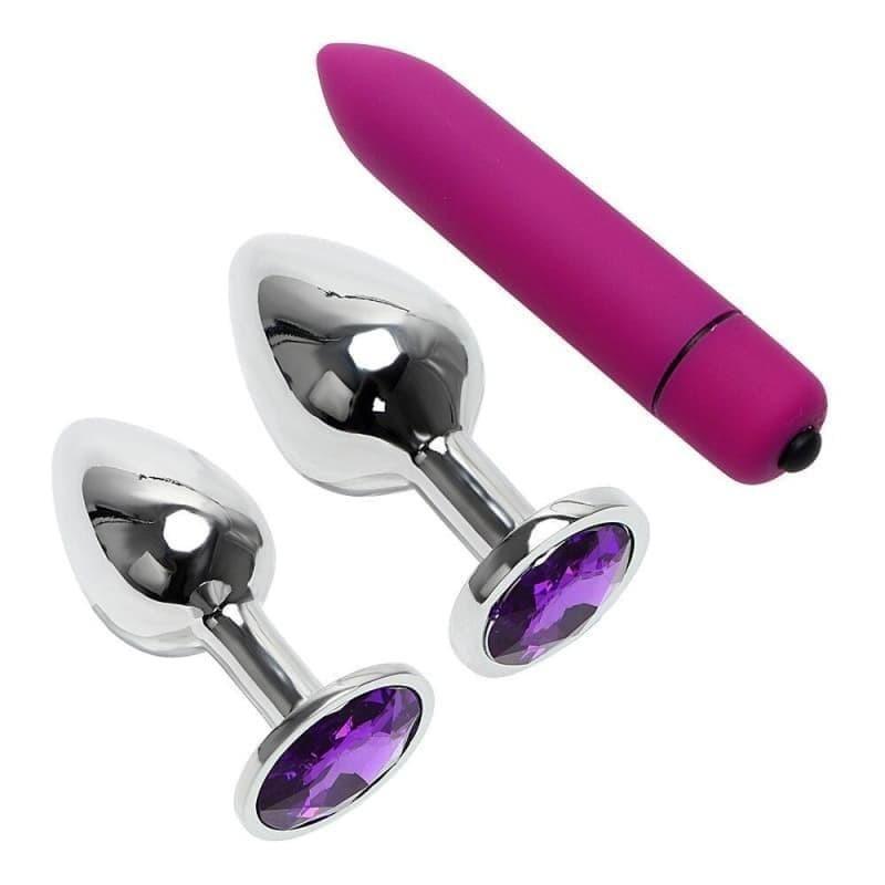 Plug Anal Diamant S et M avec Vibro | Plug Avenue