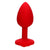 Plug Anal Diamant Silicone Flower Red