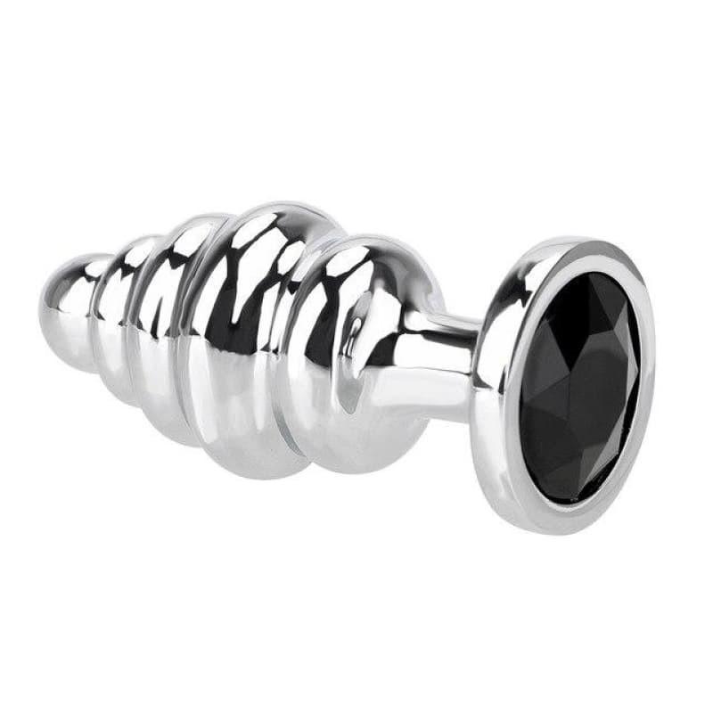 Plug Anal Diamant Spiral Noir | Plug Avenue Plug Anal Diamant Spiral Noir | Plug Avenue