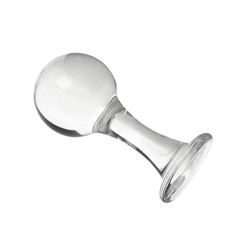 Plug Anal En Verre Design Universe - LOVE AND VIBES - Unisexe