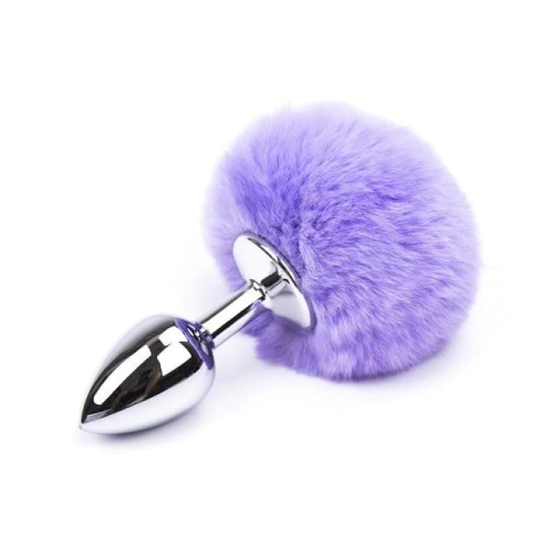 Plug Anal KINK Taille L Avec Queue Synthétique 40cm - Violet - Neuf - Espagne