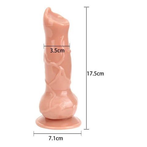 Plug Anal Silicone Chien 175 mm