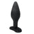 Plug anal silicone taille L Noir
