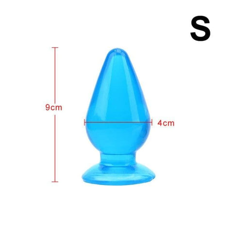 Plug anal silicone The plug Bleu S