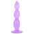 Plug anal Silicone trois olive Violet