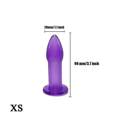 Plug Anal Silicone violet Pointe XS