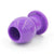 Plug Anal Tunnel Silicone Violet Boule M