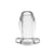 Plug Anal Tunnel Transparent taille S