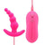 Plug Anal Vibrant ancre courber chapelet Rose