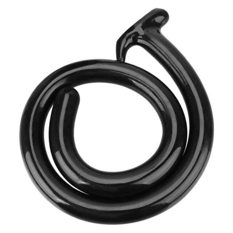 Plug Anal XL serpentin Noir 100cm