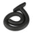 Plug Anal XL Silicone serpentin Noir 40cm