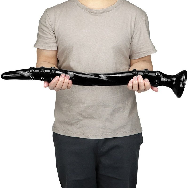 Plug Anal XXL – Dilatateur 23 Cm Noir Pour Jeu Et Exploration