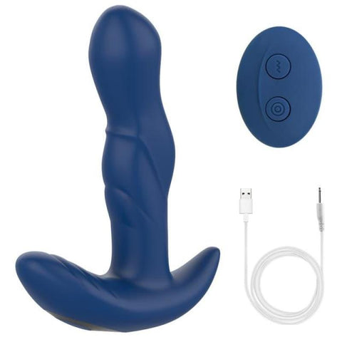 Stimulateur de prostate bleu  -  Plug Avenue