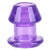Tunnel Anal Plug Silicone Violet L
