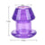 Tunnel Anal Plug Silicone Violet L