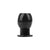 Tunnel Plug Anal en Silicone Noir taille S